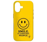 Smile It Confuses People T-Shirt d'anniversaire Scorpion Zodiac Coque pour iPhone 17