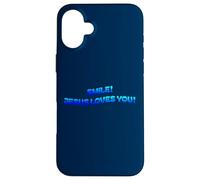 Smile Jesus Loves You I Love Jesus Christianisme Coque pour iPhone 16 Plus