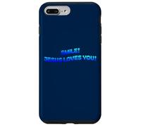 Smile Jesus Loves You I Love Jesus Christianisme Coque pour iPhone 7 Plus/8 Plus