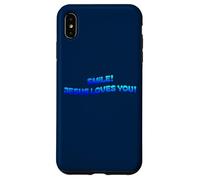 Smile Jesus Loves You I Love Jesus Christianisme Coque pour iPhone XS Max