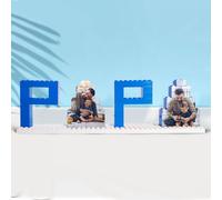 Smile lab Cadeau Personnalisé Fête des Pères - Bloc Photo en Briques à Assembler pour Papa, Décoration Unique avec Votre Image, Idée Cadeau Originale DIY pour Homme, Anniversaire ou Fête des Pères