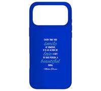 Smile Love Beautiful Thing Impression Sainte Thérèse de Calcutta Coque pour iPhone 17 Pro Max