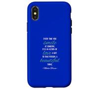 Smile Love Beautiful Thing Impression Sainte Thérèse de Calcutta Coque pour iPhone X/XS