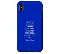 Smile Love Beautiful Thing Impression Sainte Thérèse de Calcutta Coque pour iPhone XS Max