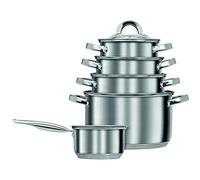 Smile mgk-10 batterie de cuisine, Acier inoxydable, argenté