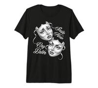 Smile Now Cry Later Chicana Theater Masques T-Shirt Haut de Gamme
