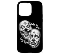 Smile Now Cry Later Chicano Clown Masque de théâtre Laugh Coque pour iPhone 15 Pro Max