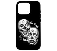 Smile Now Cry Later Chicano Clown Masque de théâtre Laugh Coque pour iPhone 16 Pro