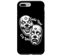 Smile Now Cry Later Chicano Clown Masque de théâtre Laugh Coque pour iPhone 7 Plus/8 Plus