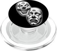 Smile Now Cry Later Chicano Clown Masque de théâtre PopSockets PopGrip pour MagSafe