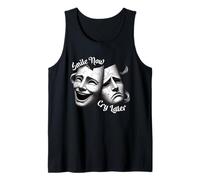 Smile Now Cry Later Masques de théâtre Sad Happy Débardeur