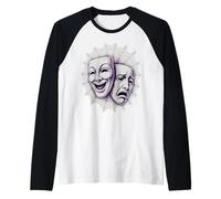 Smile Now Cry Later Masques de théâtre Toile d'araignée Manche Raglan