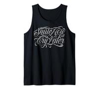 Smile Now Cry Later Tattoo Chicano Inscription pour Femmes Hommes Débardeur
