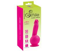 SMILE Powerful - vibromasseur ventouse double moteur rechargeable - rose