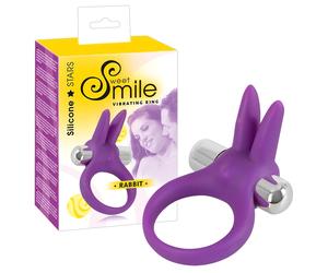 SMILE Rabbit - anneau vibrant (violet)