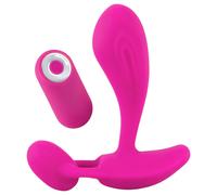 SMILE RC - vibromasseur point G télécommandé rechargeable - silicone rose