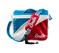 Smile Reversible MOD L Sac à bandoulière pour appareil-photo avec objectifs et notebook nylon, cuir polyuréthane