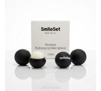 Smile Set Premium Baume à Lèvres Hydratant Sphère - Hydratation Longue Durée - Sphère Applicateur - Lot de 4