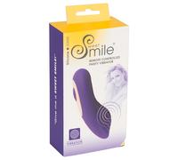 SMILE - vibromasseur clitoridien télécommandé rechargeable - silicone violet