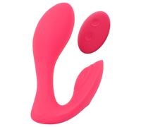 SMILE - Vibromasseur culotte télécommandé rechargeable 2-en-1 - rose