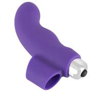 SMILE - Vibromasseur doigt ondulé - silicone violet