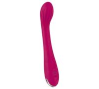 SMILE - Vibromasseur point G rechargeable rainuré - silicone violet