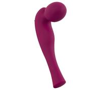 SMILE - Wand massant vibrant rechargeable - silicone rose