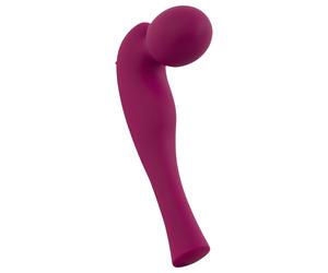 SMILE - Wand massant vibrant rechargeable - silicone rose