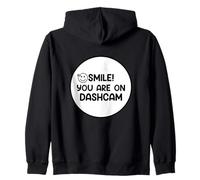 Smile You are on a Dash Cam Enregistrement Vidéo Sweat à Capuche
