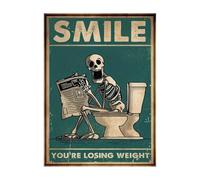 Smile, you're losing weight - Affiche Canevas - Poster - Impression - 30x40cm