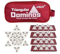 Smilejoy Domino triangulaire, 56 pièces de domino. 2-4 joueurs