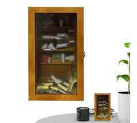 Smileshiney Bibliothèque Shake Away Your Anxietys - Bibliothèque miniature - Petite bibliothèque - Bibliothèque artisanale | Vitrine pour les amateurs de livres, taille de l'étagère : 12 x 10 x 3 cm