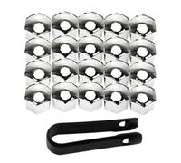 Smileshiney Capuchons d'écrou de Roue de Voiture, Couvercle de Boulon d'écrou de Roue, Cache-écrous de Roue Cache-Boulon, Bouchon à vis de Pneu avec Outil de Retrait, couvercles d'écrou de Pneu de