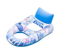 Smileshiney Chaise longue gonflable pour piscine, piscine extérieure et aire de jeux d'eau