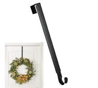 Smileshiney Cintres de Couronne de Porte réglables - Support de Couronne Robuste et Extensible - Crochets Utilitaires pour Noël, Pâques, Halloween, récolte d'automne