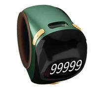 Smileshiney Compteur de doigts, compteur de doigt numérique avec affichage électronique | Aide à compter les perles de prière, outil de comptage manuel pour golf, marchandises, tours, tricot