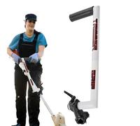 Smileshiney Extension de poignée de débroussailleuse - Barre de poignée de Tondeuse en d'aluminium, Extension de poignée Ergonomique, Accessoire de Jardin, Outil de Jardinage pour la Plupart