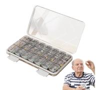 Smileshiney Grand pilulier 7 jours | Grand pilulier 7 jours par jour - Pilulier 3 fois par jour - Pilulier 7 jours étanche à la poussière pour la maison, les voyages, le train, les voyages