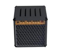 Smileshiney Mini amplificateur de guitare, support de médiators, grand étui portable pour instruments de musique, idée cadeau pour musicien, père, petit ami, mari, Noir , Voir description, Voir