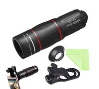 Smileshiney Monoculaire d'observation des Oiseaux - 18 x 25 - Télescope monoculaire léger - Adaptateur Smartphone trépied léger pour Concerts, Chasse, Voyage