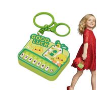 Smileshiney Porte-clés avec pendentif | Porte-clés créatif jouable en forme de piano électronique, petit porte-clés pour clé de voiture, sac, clé, Vert, Refer to description