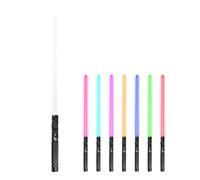 Smileshiney Sabres de Duel 7 Couleurs, Sabres LED pour et Adultes, Rechargeables, pour et Adultes