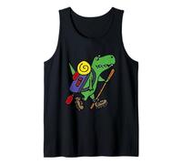 Smiletodaytees T-Shirt de randonnée drôle T-Rex Dinosaure Débardeur