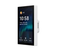 Smilewolf NSPanel Pro Zigbee 3.0 Hubs Matter Gateway 120Tpye Panneau Smart Home 120Tpye Thermostst Consommation d'énergie Module de commutation DIY Compatible appareils eWeLink (Blanc)