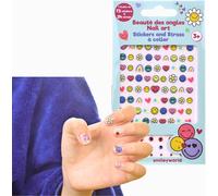 Smiley Autocollant Pour Ongles- Smiley Stickers Ongles- Autocollant Nail Art- Décalcomanie Cadeaux Pour Filles Enfants -Cadeaux D'anniversaire- Décoration Des Ongles