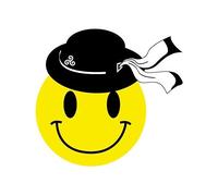 Smiley Breton Bretagne Breizh autocollant adhésif sticker logo 18 - Taille : 17 cm