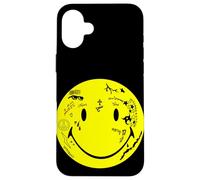 Smiley en Forme de Tatouage Lil Wayne Coque pour iPhone 16 Plus