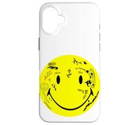 Smiley en Forme de Tatouage Lil Wayne Coque pour iPhone 16 Plus
