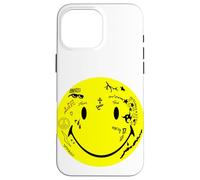 Smiley en Forme de Tatouage Lil Wayne Coque pour iPhone 16 Pro Max