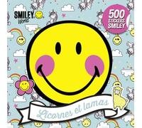 Smiley - Livre d'autocollants - 500 stickers Smiley - Licornes et lamas - Dès 3 ans
